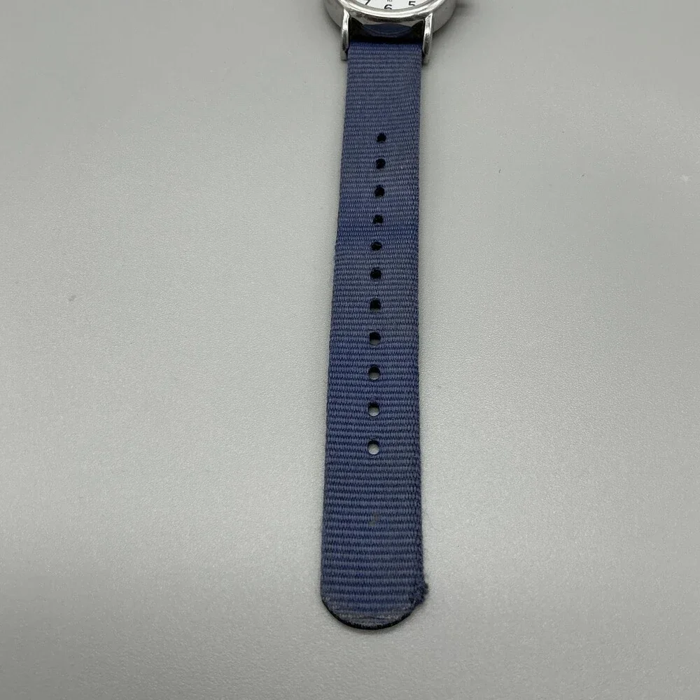 Timex Weekender Indiglo WR 30M Womens Watch 31mm Blue Nylon Strap New Battery